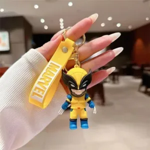 Wolverine Rubber Keychain – Superhero Inspired Bag & Key Accessory